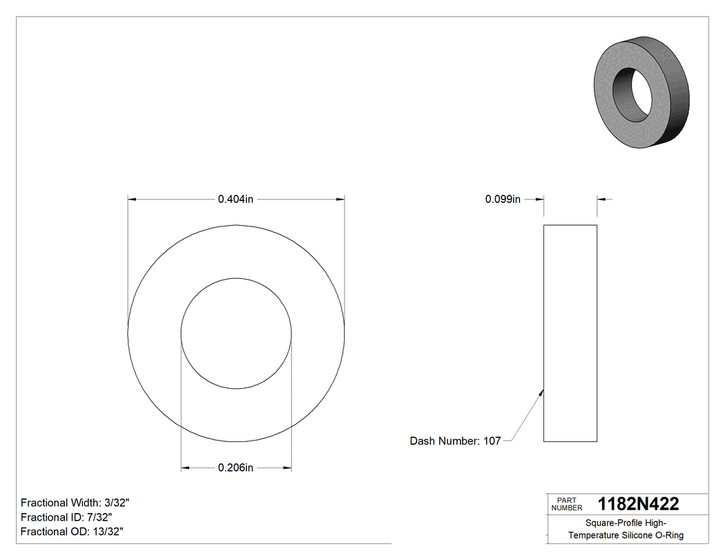 Technical drawing - 1182N422